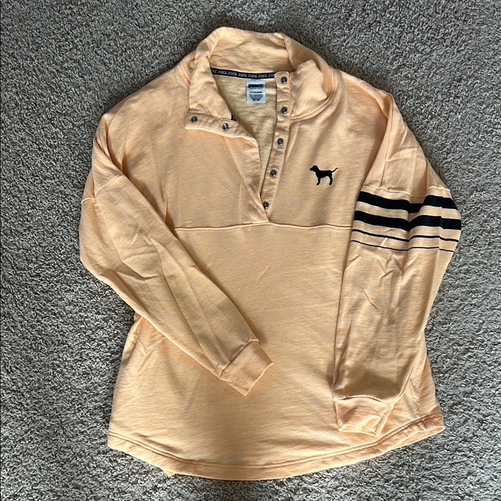 PINK Light Orange Pull-Over